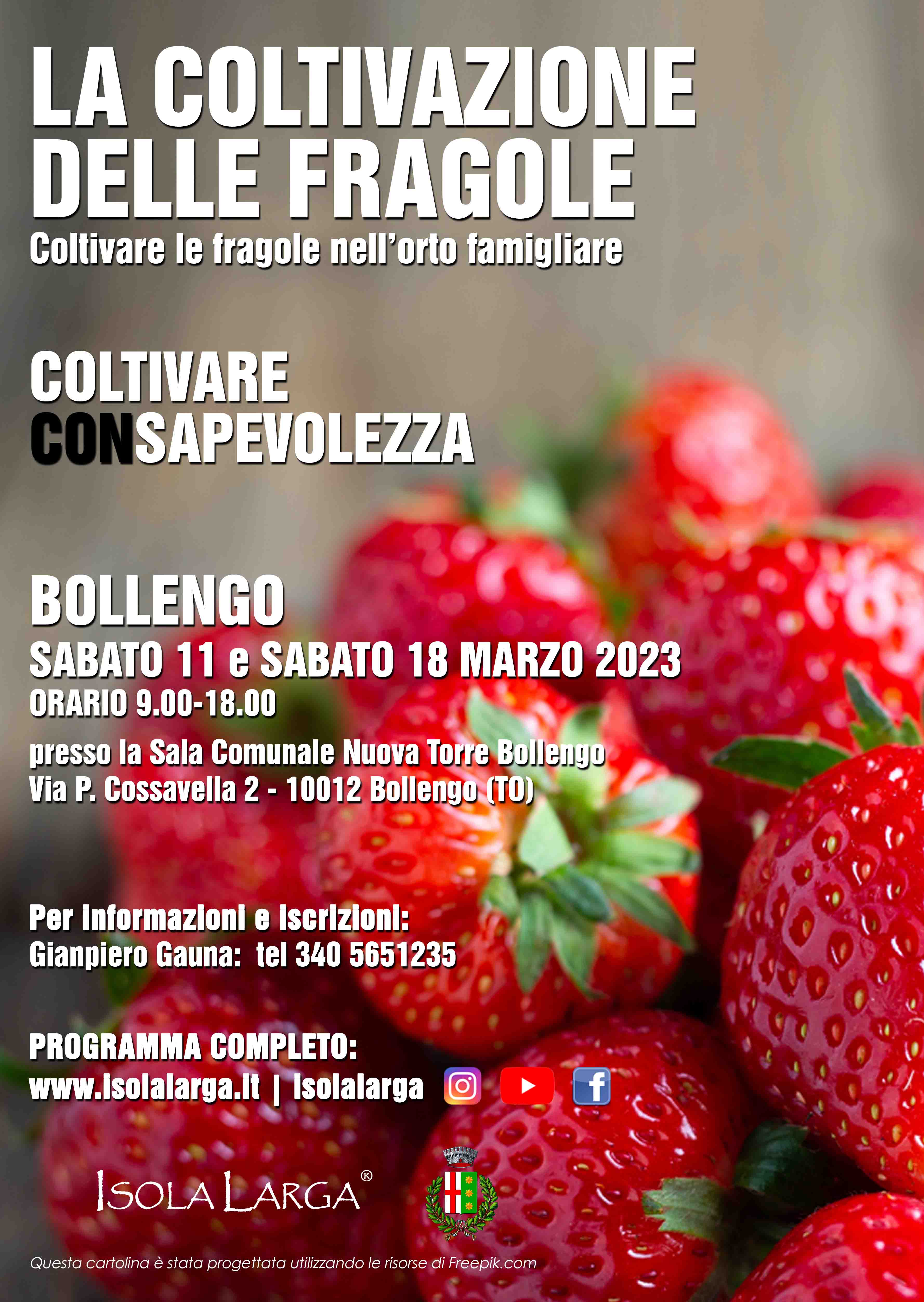 corso sulla coltivazione delle fragole 2023